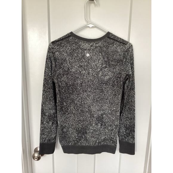 Lululemon long sleeve swiftly breathe pull over shirt top rhino gray - Picture 5 of 9